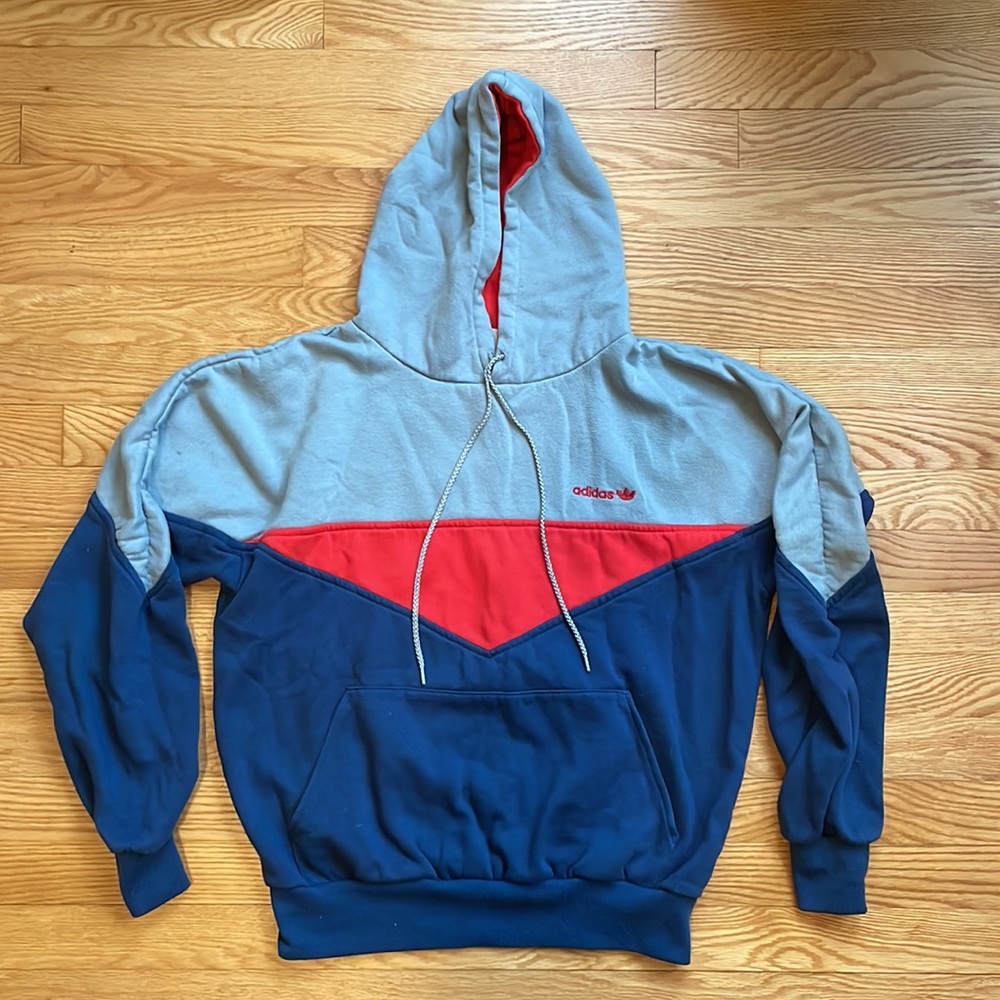 Adidas Vintage Hooded Sweatshirt